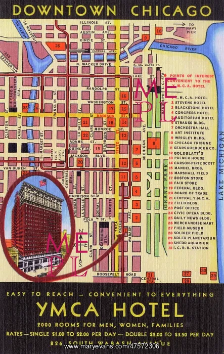 : Map of Downtown Chicago : Map of Downtown Chicago