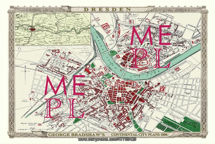 : Map of Dresden : Map of Dresden