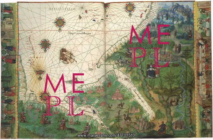 : Map of East Africa etc 1547 : Map of East Africa etc 1547