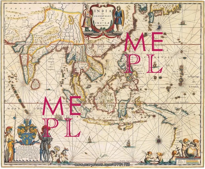  : Map of East Indies 1635