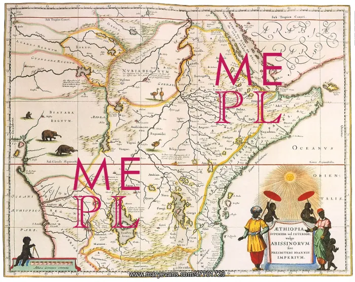  : Map of eastern and central Africa - 1635