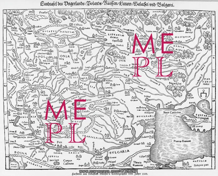 : MAP / EASTERN EUROPE 1550 : MAP / EASTERN EUROPE 1550
