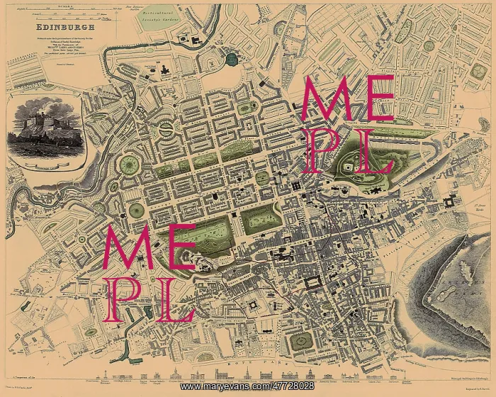  : Map of Edinburgh 1834