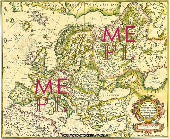 : Map of Europe 1623 : Map of Europe 1623