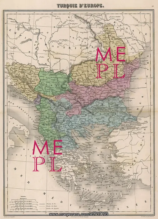 : MAP / EUROPE / BALKANS C1850 : MAP / EUROPE / BALKANS C1850