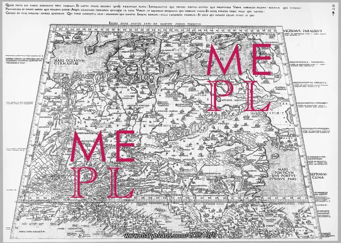  : MAP OF EUROPE C15TH