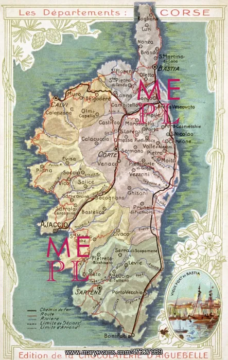  : MAP / EUROPE / CORSICA C20