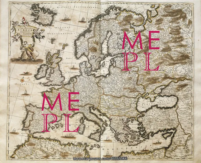  : Map of Europe of Frederick de Wit (Amsterdam