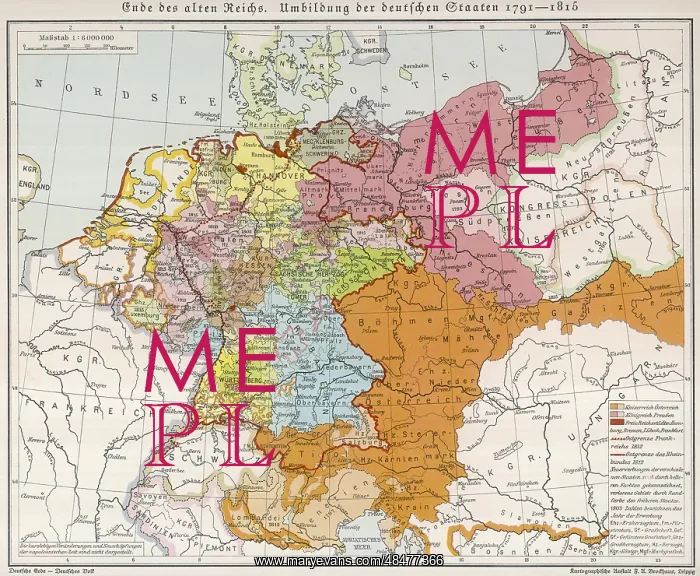 : MAP / EUROPE / GERMANY 18C : MAP / EUROPE / GERMANY 18C