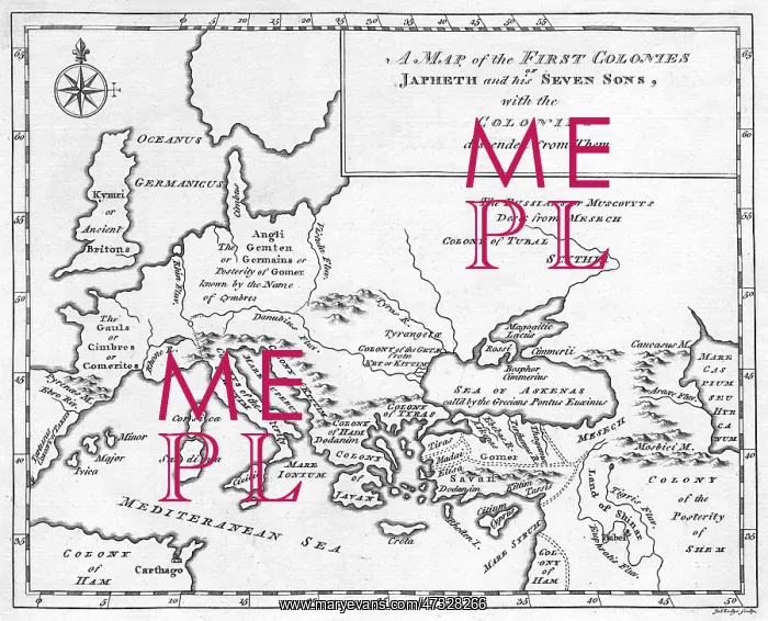  : MAP / EUROPE / NOAH 1778