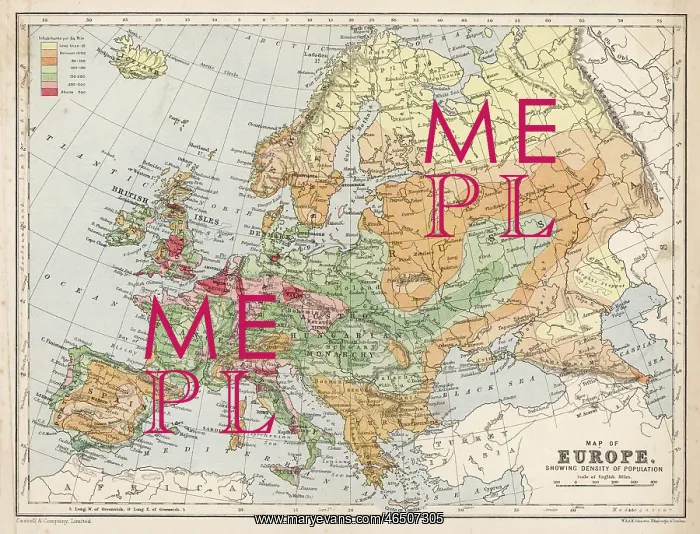: Map - Europe - Population : Map - Europe - Population