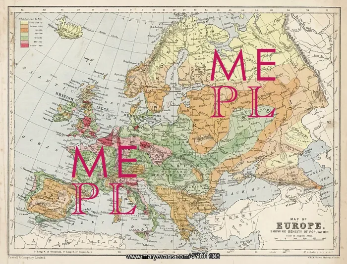 : Map - Europe - Population : Map - Europe - Population