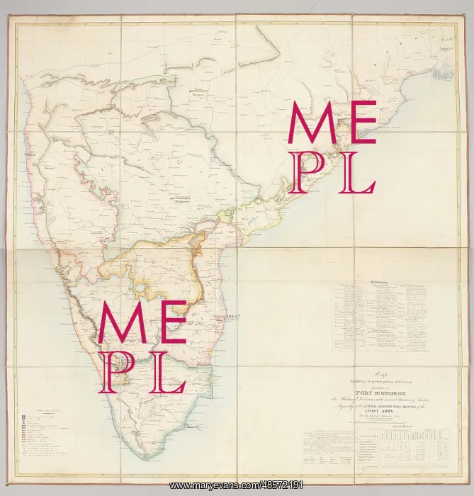 : Map Exhibiting the present partition of the Country : Map Exhibiting the present partition of the Country