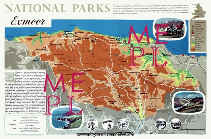  : Map of Exmoor