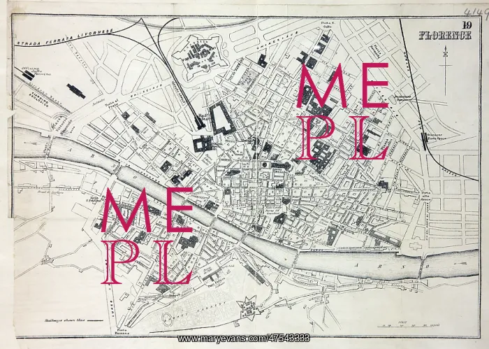  : Map of Florence