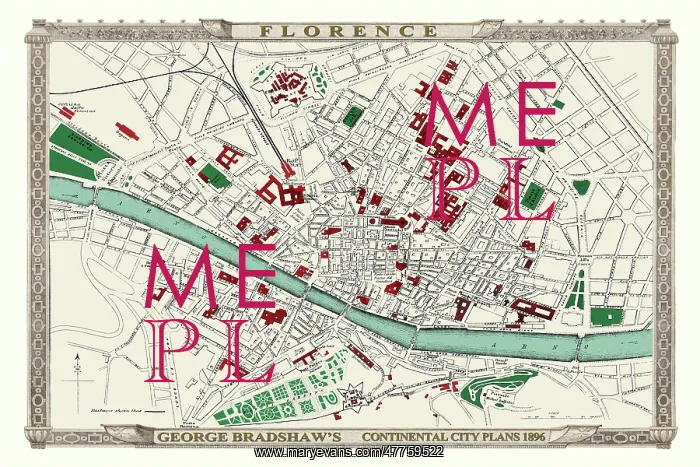 : Map of Florence : Map of Florence