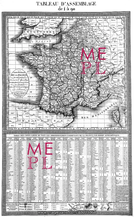 : Map of France Divided into : Map of France Divided into