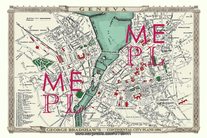 : Map of Geneva : Map of Geneva