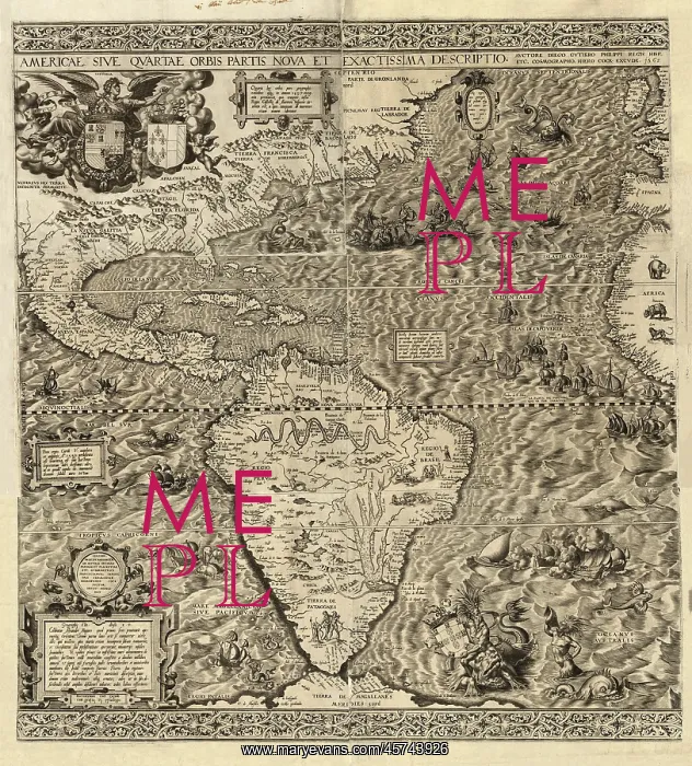 : Map - geography - illustration western hemisphere - : Map - geography - illustration western hemisphere -