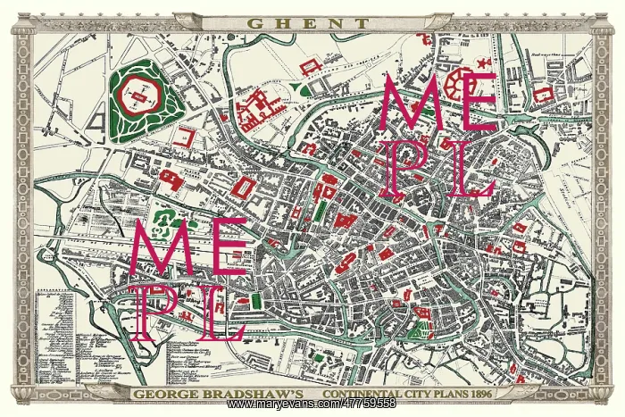 : Map of Ghent : Map of Ghent