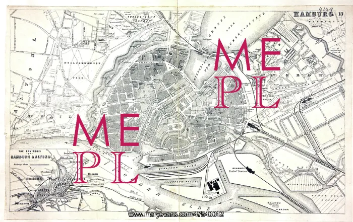  : Map of Hamburg