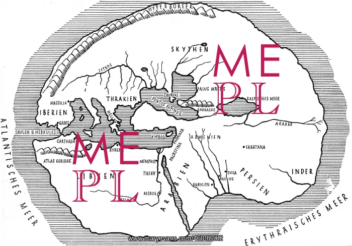 : Map after Herodotus of Halicarnassus : Map after Herodotus of Halicarnassus