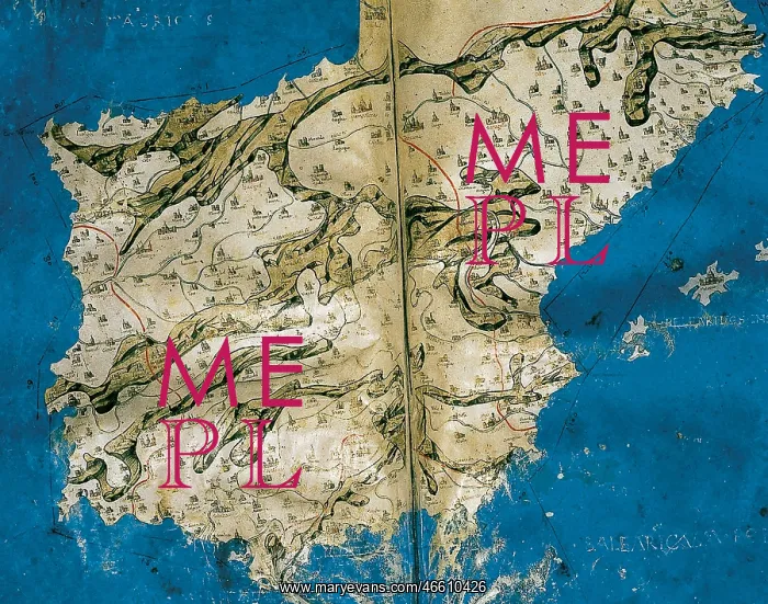 : Map of the Iberian Peninsula : Map of the Iberian Peninsula