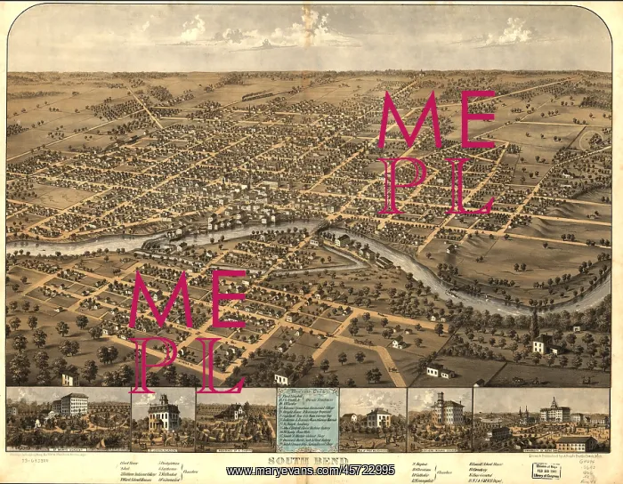 : Map - information - landscape - South Bend - Indiana : Map - information - landscape - South Bend - Indiana