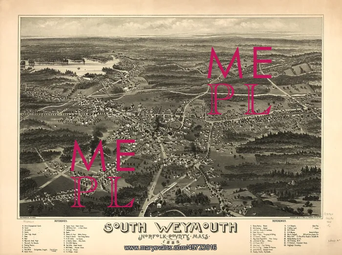 : Map - information - landscape - South Weymouth : Map - information - landscape - South Weymouth