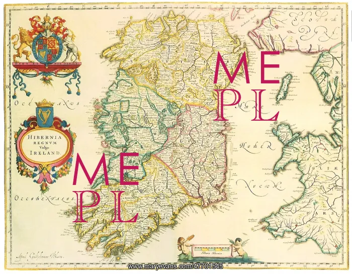  : Map of Ireland 1635