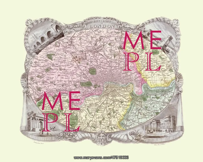  : Map of London from 1839