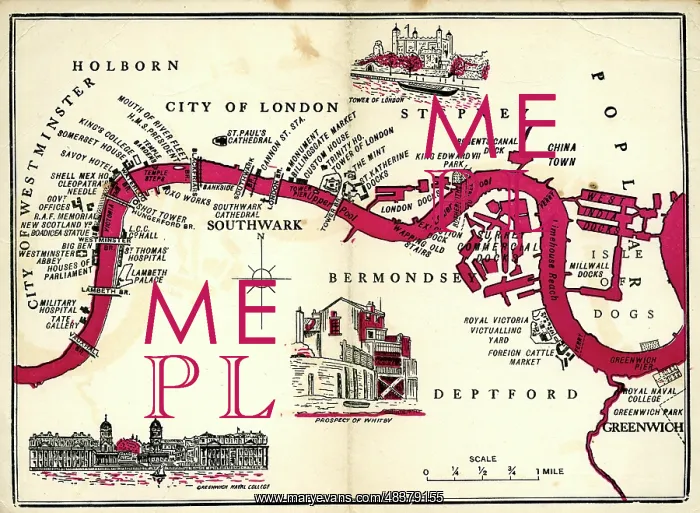 : Map of London, 1952 : Map of London, 1952