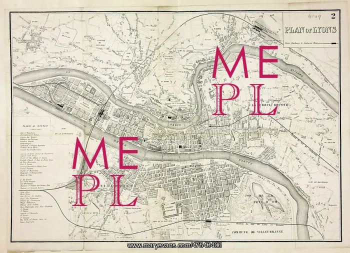 : Map of Lyon