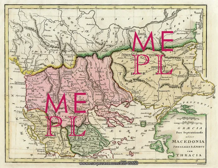  : Map of the Macedonian and Thracian Empire