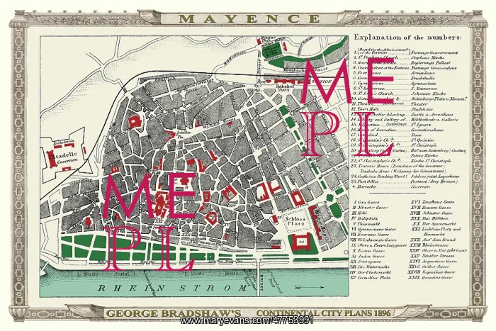 : Map of Mainz : Map of Mainz