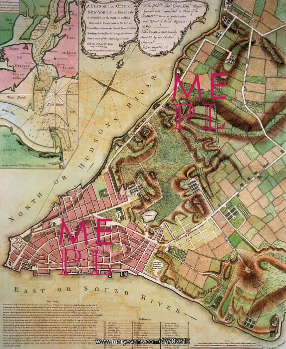  : Map of Manhattan 1765