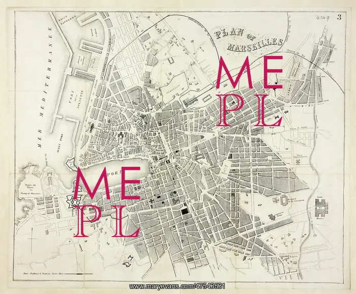  : Map of Marseilles