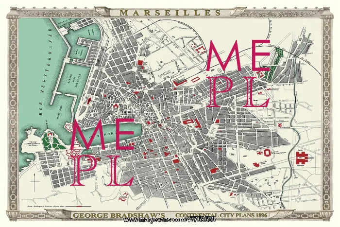  : Map of Marseilles