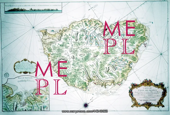  : Map of Mauritius