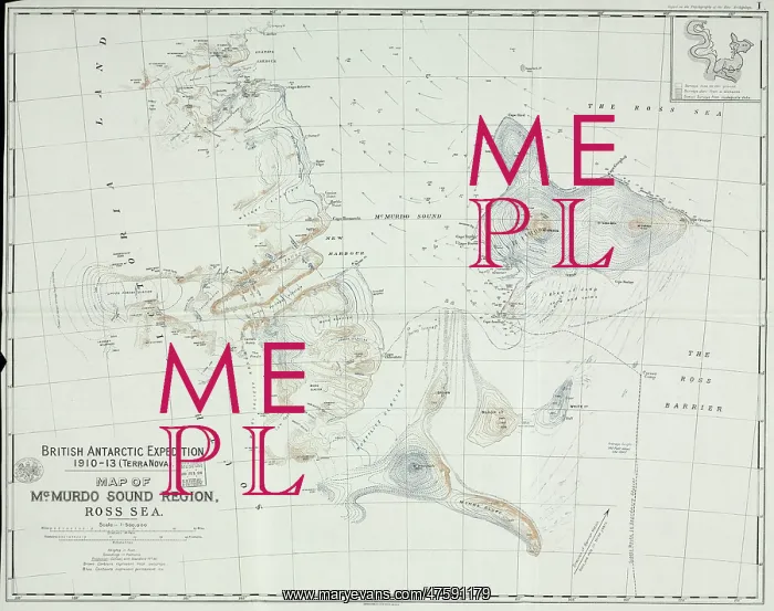 : Map of the McMurdo Sound region : Map of the McMurdo Sound region