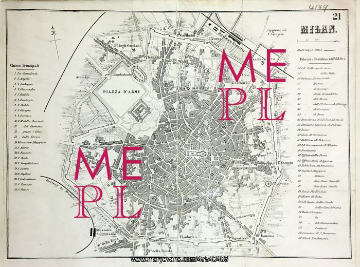  : Map of Milan