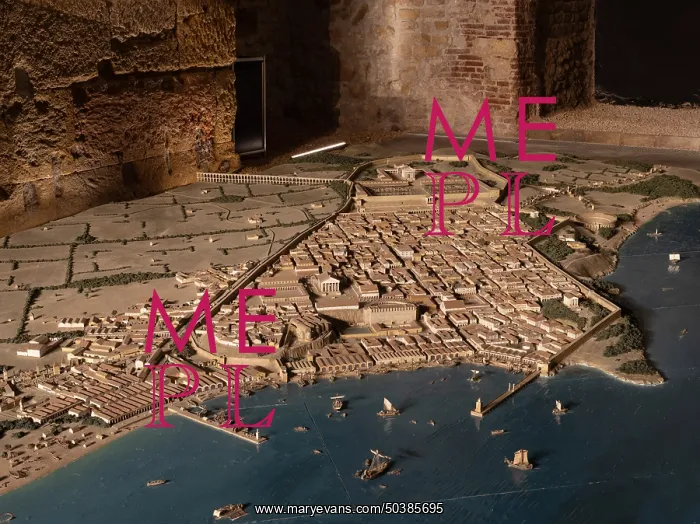 : Map model, Antiga Audiencia, Tarragona, Catalonia, Spain : Map model, Antiga Audiencia, Tarragona, Catalonia, Spain