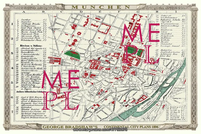 : Map of Munich : Map of Munich