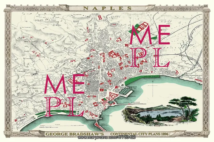 : Map of Naples : Map of Naples