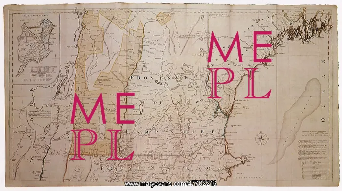: Map of New England 1774 : Map of New England 1774