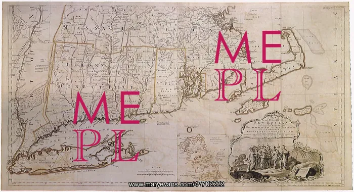  : Map of New England 1774