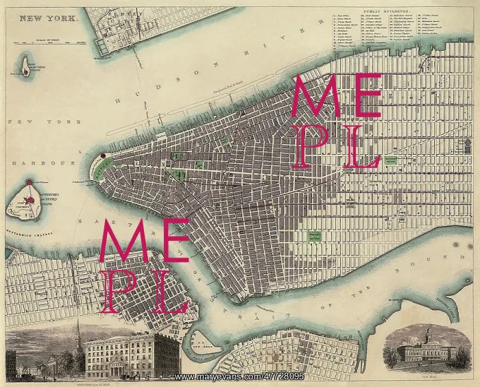  : Map of New York City 1840