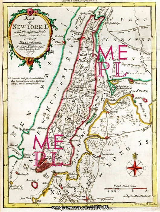  : Map of New York Island