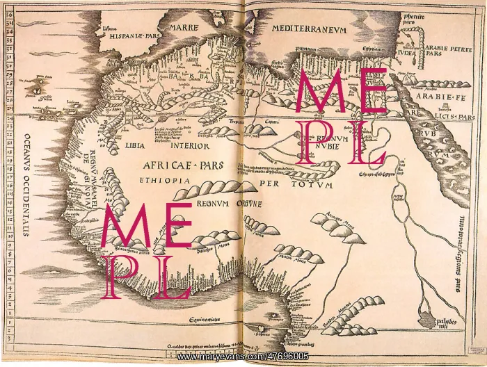 : Map of North Africa 1513 : Map of North Africa 1513