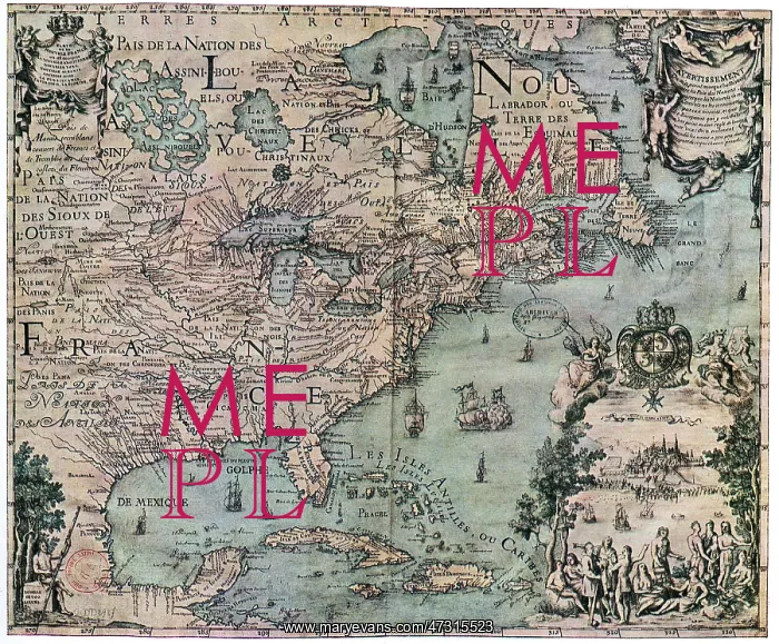 : Map - North America - 1702 : Map - North America - 1702